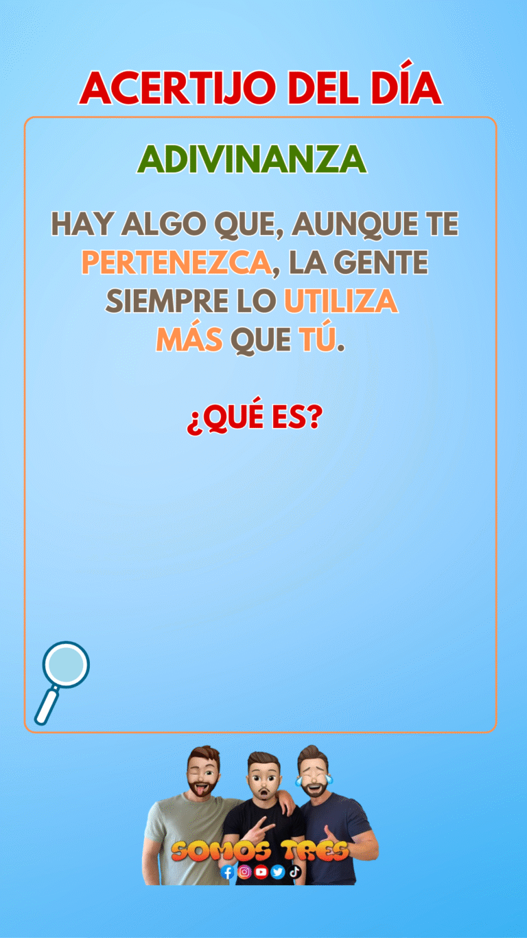 ACERTIJO DEL DIA