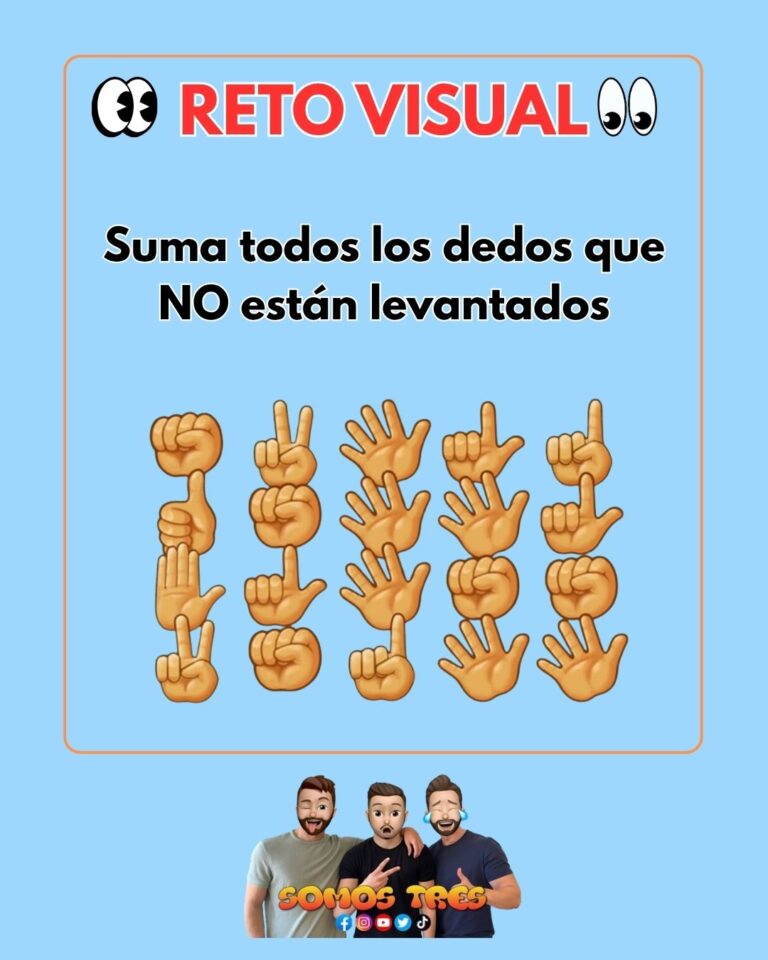Suma todos los dedos que no están levantados