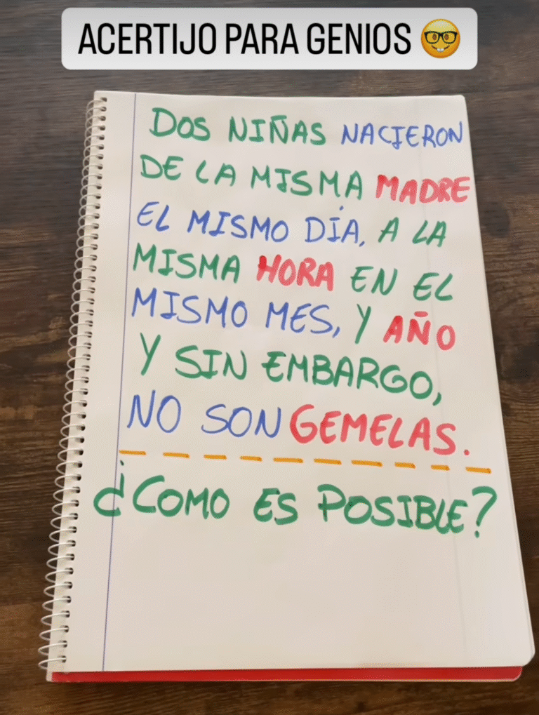 Dos niñas nacieron de la misma madre, el mismo día, a la misma hora en el mismo mes y año y sin embargo, no son gemelas ¿Cómo es posible?