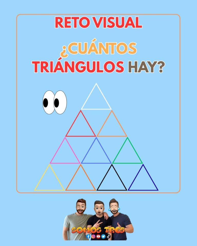 ¿Cuántos triángulos hay?